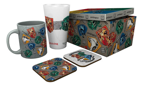 Taza Y Vaso Harry Potter Con 2 Posavasos