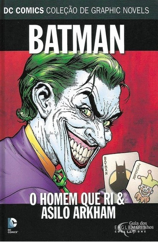 Batman: O Homem Que Ri & Asilo Arkham, De Dc Comics. Série Dc Graphic Novels Editora Eaglemoss, Capa Dura, Edição 34 Em Português, 2016