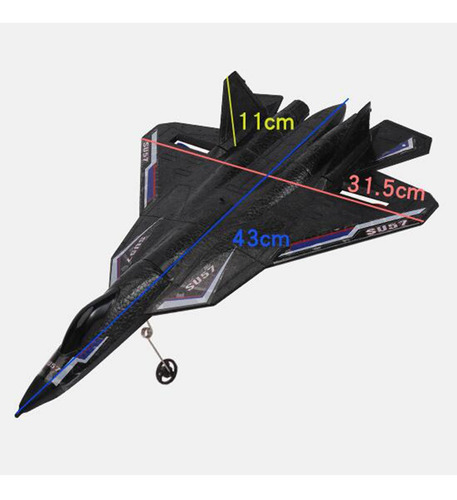 Avión De Control Remoto Niños Niños Adultos Edad Negro