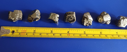 Coleccion Set 7 Piedras Roca Pirita Legitima