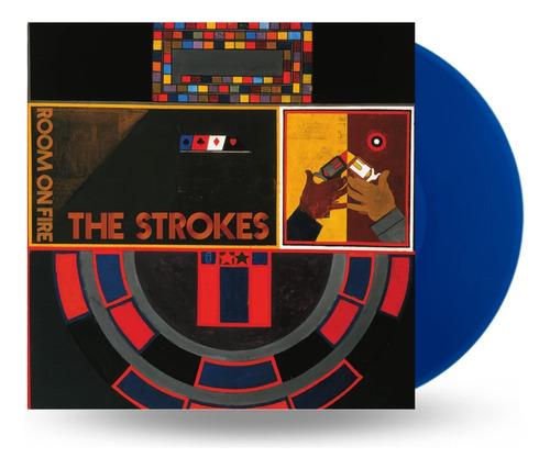 The Strokes Room On Fire Lp Blue Vinyl