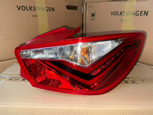 Calavera Para Ibiza 2009 A 2017 Para Dos Puertas Led Lado Iz Izquierdo/conductor Rojo
