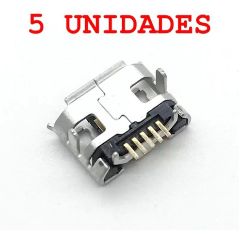 Conector de placa USB Ps4 Control, conector de carga de energĂa, 5 unidades