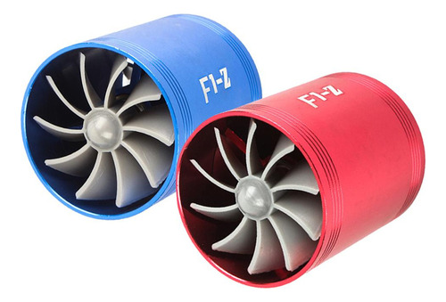 2x Car Fan Supercharger Gas Fuel Saver .