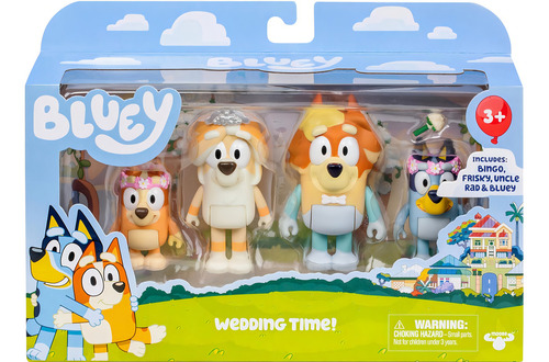 Set De Figuras Boda Del Tío Rad Y Frisky Con Bingo