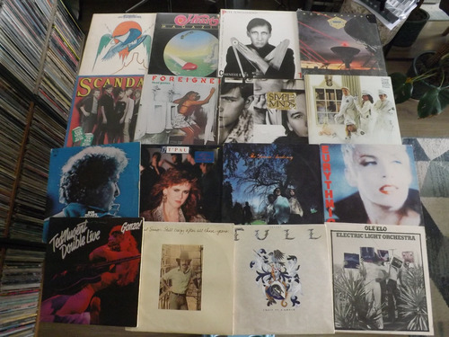 Lote De Vinilos 16 Lp (dylan, Eurythmics, Foreigner, Elo, Et