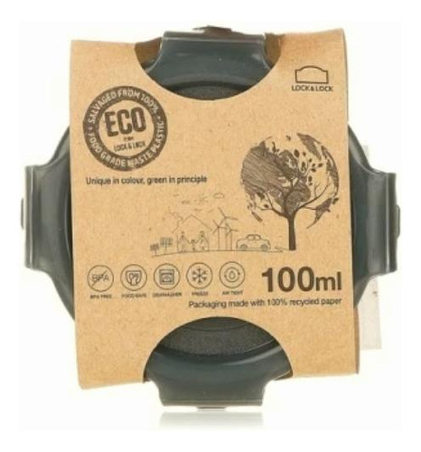Lock & Lock Contenedor Redondo 100 Ml