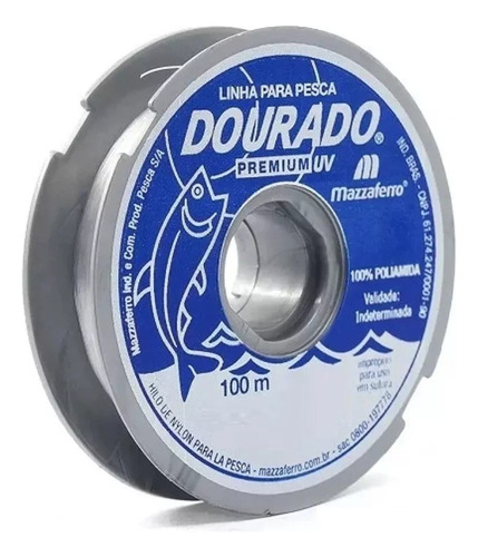 Fio, Linha De Nylon 0.50mm Rl100m Pesca, Artesanato 