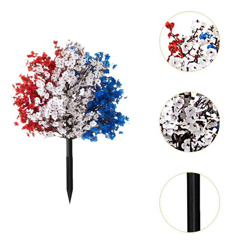 Babys Breath Flores Artificiales Roja Roja Y Flores Azules