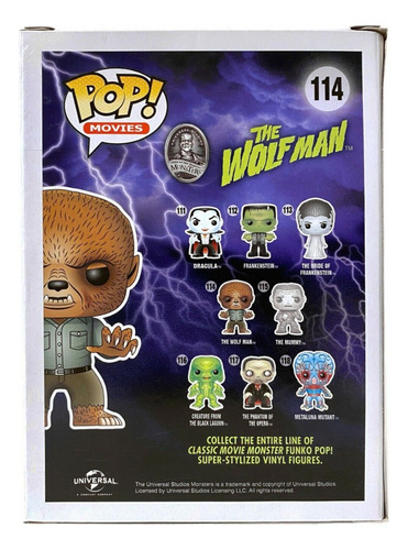 Funko Pop Monsters - El Hombre Lobo Glow 114