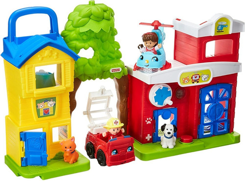 Estacion Rescate De Animales Fisher Price Playset Fkr45