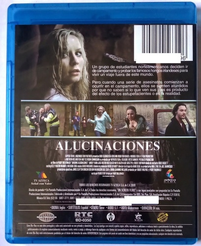 Alucinaciones Lindsey Haun Pelicula Blu-ray Terror (Usado)