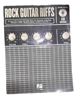 Partitura Rock Guitar Riffs Hal Leonard