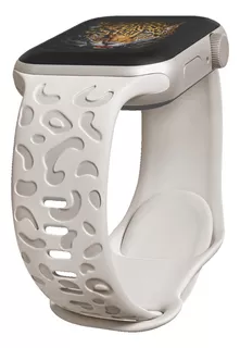 Correa Grabada De Silicona Compatible Con Apple Watch Band