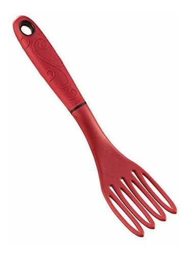 Tenedor-cuchara Norpro, 1 Ud., Rojo