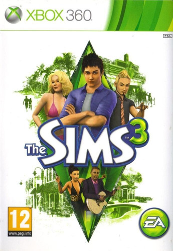 Jogo The Sims 3 Xbox 360 Usado Mídia Física Completo