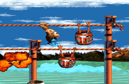 Donkey Kong Country 3 Dixie's Kong Double Trouble Snes (Usado)