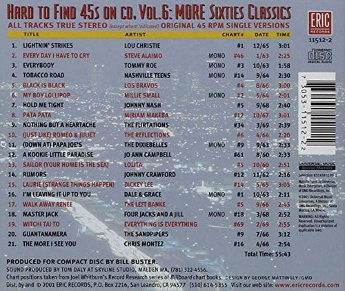 Cd: 45 Difíciles De Encontrar En Cd Volumen 6: Más Clásicos