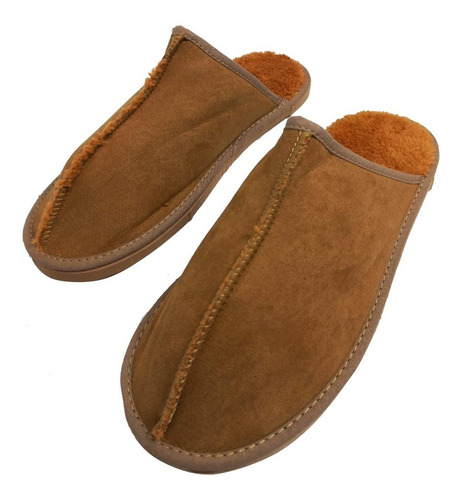 Imagen 1 de 10 de Pantufla Chinela Corderito Hombre Invierno Arigada