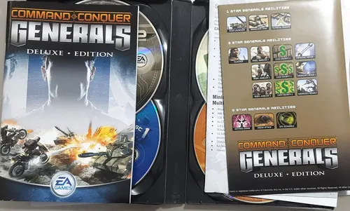 Jogo Pc Cd Command Conquer Generals Deluxe Edition Original