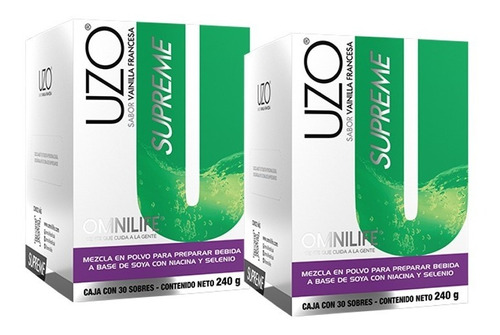 Imagen 1 de 1 de Uzo Supreme 2 Cajas 60 Sobres - Unidad a $215000