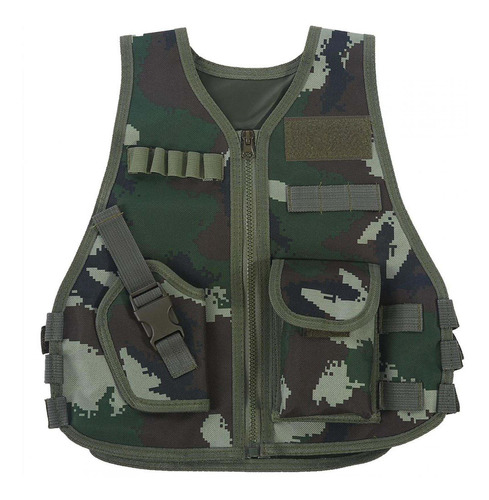 Chaleco De Camuflaje Para Niños, Caza, Combate, Soldado