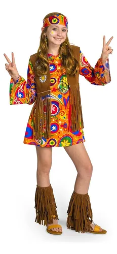 Atuendo hippie sale