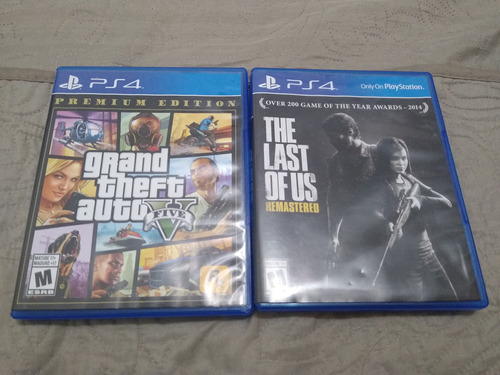 Juego Ps4 Grand Theft Auto V Y The Last Of Us Remastered