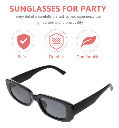 Gafas De Sol Rectangulares De 9 Piezas, Elegantes Gafas Para