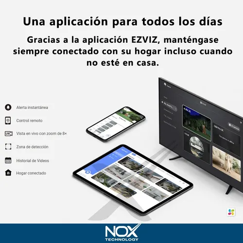 Combo X 2 Camara De Seguridad Wifi Ezviz H8c 4mp 2k+ Mem 32g