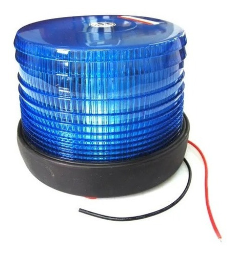 Baliza 60 Led Azul Apernada 12-48v Vortex