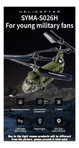 Helicóptero Rc Structoys, Aeronave De Transporte De Doble 3