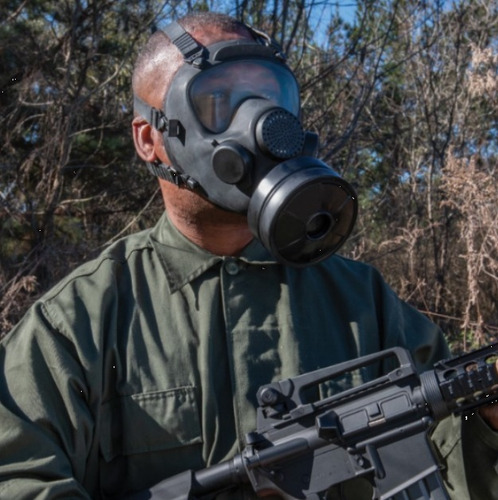 Mascara Antigas Polaca Mp5 Nato Otan Militar Comando Policia