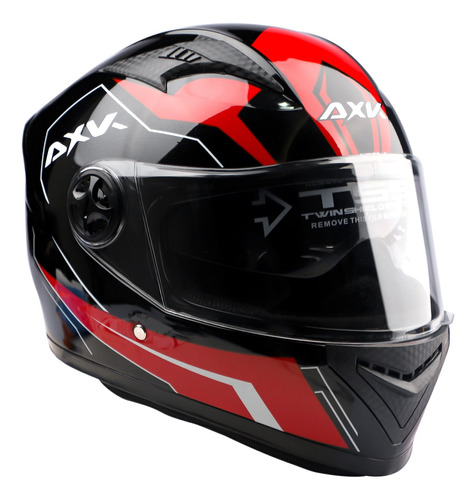 Cascos Para Motociclismo Abatible Visor Doble Espejo Hd