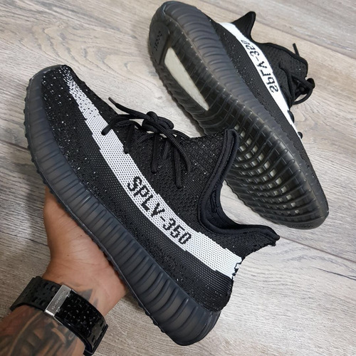 Tenis Zapatillas adidas Yeezy Boost V2 Sply 350 Hombre Negra | Mercado Libre