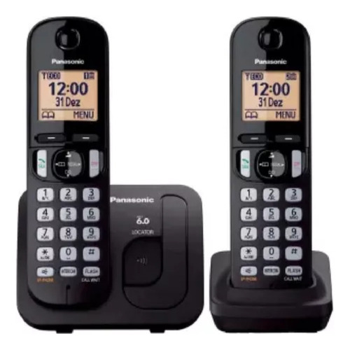 Paquete De 2 Teléfonos Inalámbricos Panasonic