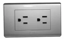 Comprar Toma Corriente Doble Con Tierra 125v~15a Igoto A20-105\u002F2-s