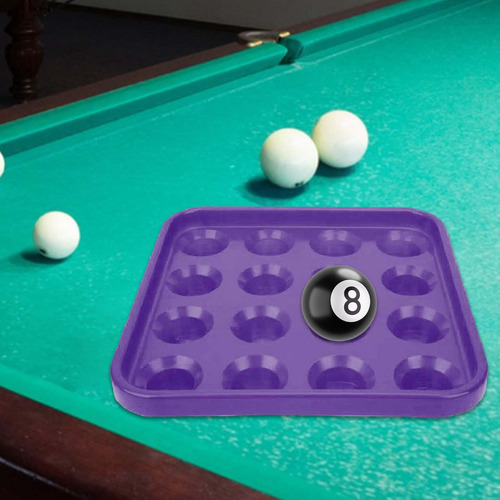 Bandeja Para Bolas De Billar Accesorios Para Mesa Púrpura