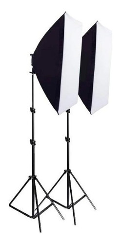 Kit Iluminacion X2 Softbox 50x70cm Para Fotografia