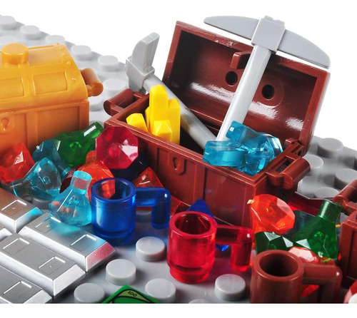 Baenrcy Juego De Accesorios Del Tesoro Bloques De Construcci