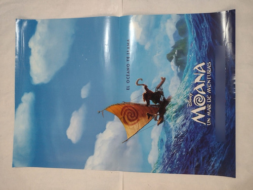 Poster De La Película Moana /n1388 (Usado)