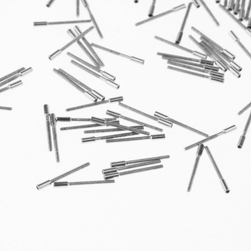 100x Vástago De Extensión Metálico Para Reparar Relojes