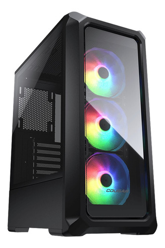 Case Cougar Archon 2 Rgb Mid Tower Vidrio Templado Negro