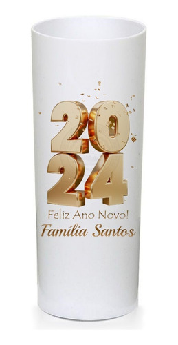 20 Copo Long Drink Personalizado De Ano Novo - Réveillon