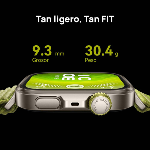 Huawei Watch Fit4 Pro Smartwatch Gps,golf,análisis Ecg,verde Gris Oscuro Verde Verde Gris