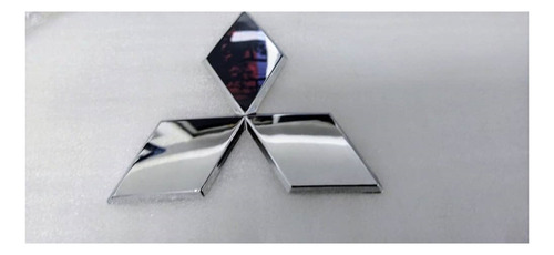 Emblema Cromado 3 Diamantes Delantero Para Mitsubishi Lancer