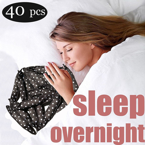. 40 Piezas De Rodillos Suaves For Dormir, Almohada, Esponja