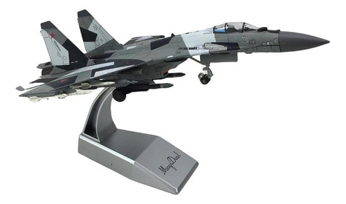 Russian Su-35 Fighter With Alloy Cast Airplane Bracket For