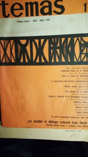 Revista Temas Nº 1- Benedetti, Guimaraes Rosa - Uruguay 1965