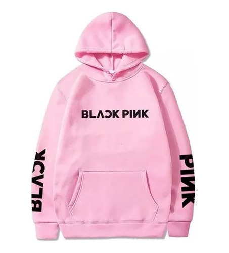Poleron Rosado Black Pink Kpop Moda Coreana
